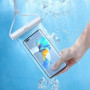 Водонепроницаемый чехол для смартфона Baseus Cylinder Slide-cover Waterproof Bag Pro, White