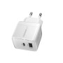 Сетевое зарядное устройство ESSAGER ECT33W PD33W / QC3.0 1.5A, White