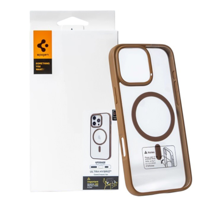Чохол Spigen Magnetic Color для iPhone 16 Pro, Brown