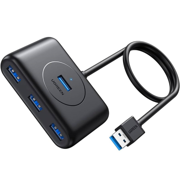 USB HUB UGREEN CR113 UGR-20291 USB 3.0 1m, Black