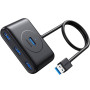 USB HUB UGREEN CR113 UGR-20291 USB 3.0 1m, Black