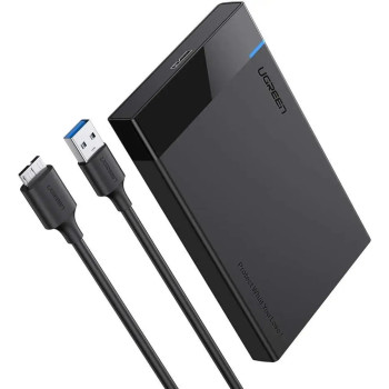 Внешний карман для накопителя UGREEN US221 UGR-30848 2.5 Inch, Black
