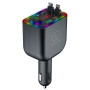 Автомобильное зарядное устройство с FM-модулятором WUW C237 25W, Black