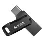 Флешка Flash SanDisk USB 3.1 Ultra Dual Go Type-C 128Gb (150 Mb/s), Black