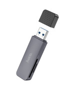 Картридер HOCO HB45 2 in 1 USB 3.0 OTG, Gray