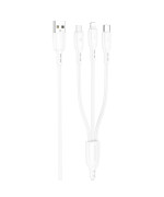 Кабель BOROFONE BX71 3-in-1, White