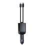 Автомобильное зарядное устройство с FM-модулятором WUW C237 25W, Black