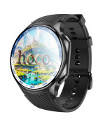 Смарт-часы HOCO Y24 AMOLED Smart sports watch (call version), Black