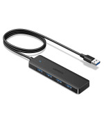 USB HUB UGREEN CM219 4-Port USB 3.0 1m, Black