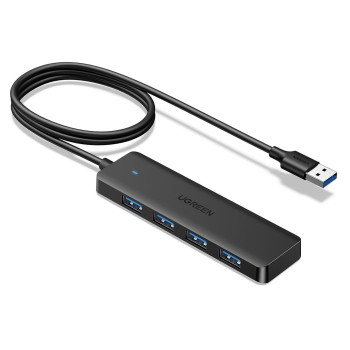 USB HUB UGREEN CM219 4-Port USB 3.0 1m, Black