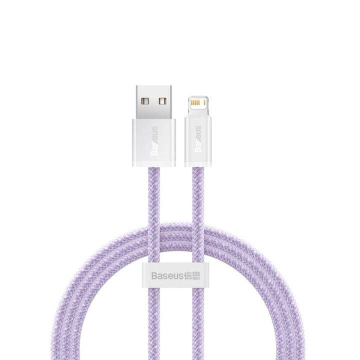 Data Кабель Baseus Dynamic Series Fast Charging USB to Lightning 2.4A 2m, Purple