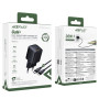 Сетевое зарядное устройство ACEFAST A118 Type-C PD30W with cable, Black