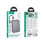 Внешний аккумулятор Power Bank HOCO J170A 20000mAh, Metal Gray