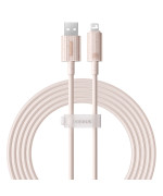 USB Data Кабель Baseus Habitat Series USB to Lightning 20W 2m, Wheat Pink ( P10360201421-01 )