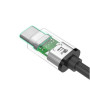 Кабель UGREEN US286 Type-C to Type-C PD QC 3.0 2m, Black