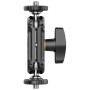 Шарнирный крепеж Ulanzi R102 Dual 1/4'' Grip, Black