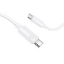 Data - кабель BOROFONE BX123 Type-C to Type-C, White