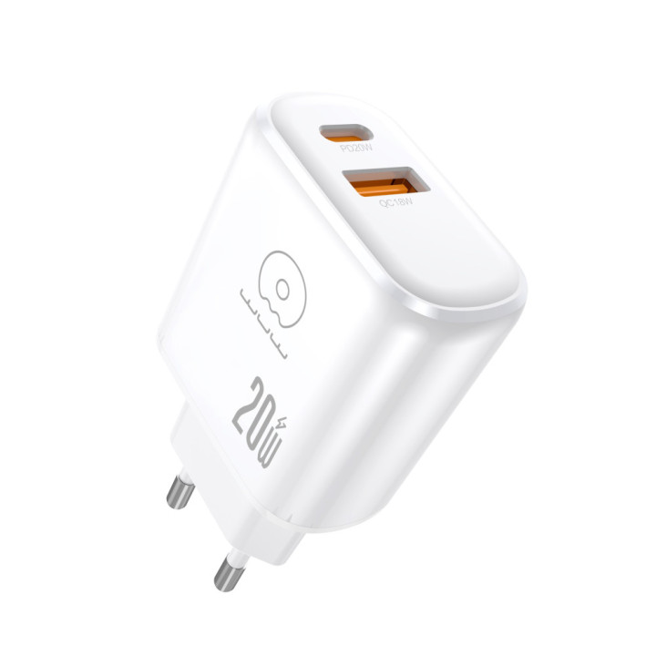 Мережевий зарядний пристрій WUW C276 PD20W, White