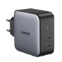 Сетевое зарядное устройство UGREEN CD254 Type-C 100W 3A Smart Charger EU, Black