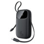 Зовнішній акумулятор Power Bank Baseus EnerFill FC31 Qpow 3 45W with cables Type-C / Lightning 20000mAh, Cosmic Black