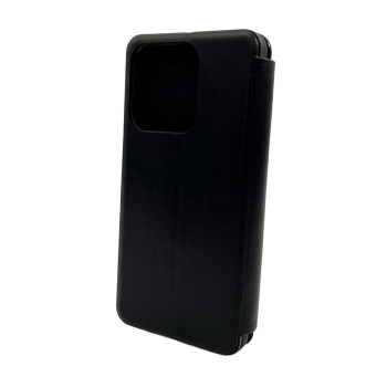 Чехол Leather Premium для Xiaomi Redmi Note 14 4G, Black