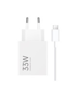 Мережевий зарядний пристрій Xiaomi Wall Charger PD33W / QC3.0 Cable Type-C, White