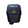 Сетевое зарядное устройство Baseus PicoGo GaN PD45W / QC3.0 3A, Black