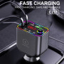 Автомобильное зарядное устройство с FM-модулятором WUW C237 25W, Black
