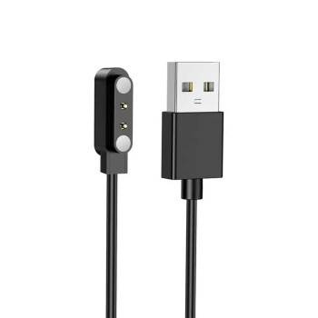 USB кабель зарядка для смартчасов HOCO Y34 / Y37 / Y41 0.6m, Black