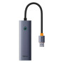 USB - хаб Baseus UltraJoy Series 4-Port USBA to USB 3.0, Space Grey