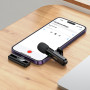 Беспроводная микрофонная система HOCO L20 Fair wireless microphone Lightning, Black
