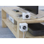 Мережевий подовжувач Allocacoc PowerCube Extended із заземленням 4 розетки 2 USB 1.5м, Grey
