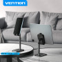 Держатель для телефона Height Adjustable Desktop Cell Phone Stand Black Aluminum Alloy Type, Black