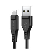 Data - Кабель ACEFAST C3-02 USB to Lightning 2.4A 1.2m, Black