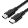 Кабель UGREEN US286 Type-C to Type-C PD QC 3.0 2m, Black