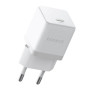 Мережевий зарядний пристрій Baseus Palm Fast Charger 20W з кабелем Lightning, White