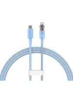 Data Кабель Baseus Explorer Series Smart Temperature Control Type-C to Lightning 20W 1m, Blue ( CATS010203 )