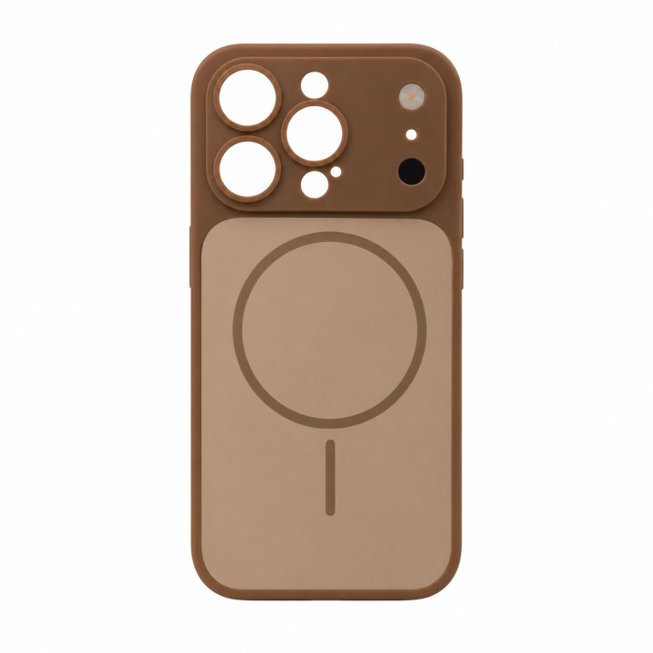 Чехол Silicone MAG COVER для iPhone 13 Pro, Brown
