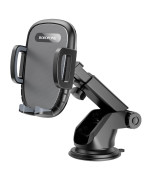 Автомобільний тримач для мобільного BOROFONE BH53 Windy center console car holder, Black