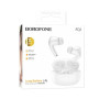Вакуумні бездротові навушники BOROFONE FQ1 Shine 320mAh, White