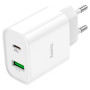 Сетевое зарядное устройство HOCO C80A PD20W / QC3.0, White