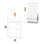 Етикетки NIIMBOT TT40*60-125 для B1 / B21 / B3S, Transparent 