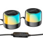 Портативна колонка BOROFONE BP12 Colorful BT wired 2-in-1 10 W, Black