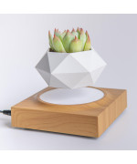 Магнітний левітаційний горщик для рослин HCNT Magnetic Levitating Pot M10-FP Wood Grain