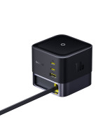 Зарядний пристрій Baseus Super GaN Desktop Charger PD100W / QC3.0, Cosmic-Black