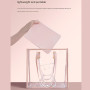 Зеркало для макияжа Xiaomi DOCO 11 с подсветкой, Pink