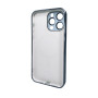 Чехол AG Glass Sapphire Frame для iPhone 14 Pro, Sierra Blue