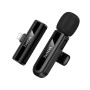 Беспроводная микрофонная система HOCO L20 Fair wireless microphone Lightning, Black