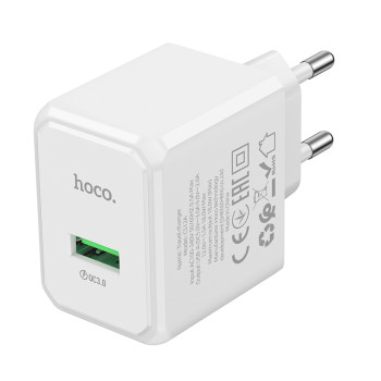 Сетевое зарядное устройство для HOCO CS12A, White