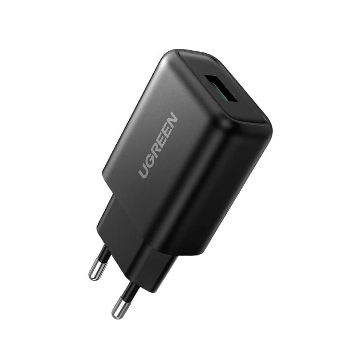 Сетевое зарядное устройство UGREEN CD122 UGR-70273 QC3.0 USB Fast Charger EU, Black